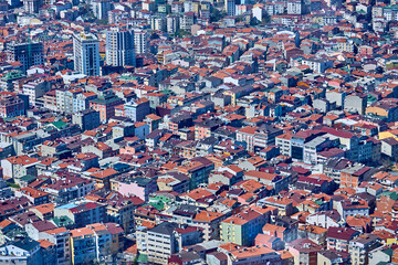 View of the roofs of Istanbul.