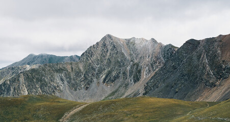 Fototapeta premium Beautiful view of the mountains. Travel and active lifestyle concept. Hell's Peak