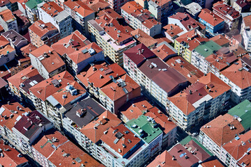 View of the roofs of Istanbul.