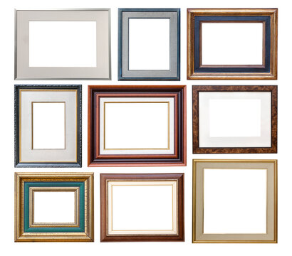 vintage frames with passepartout