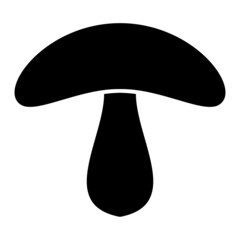 Vector Mushroom Glyph Icon Design