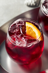 Boozy Refreshing Cold Red Wine Spritzer