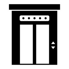 Vector Lift Glyph Icon Design