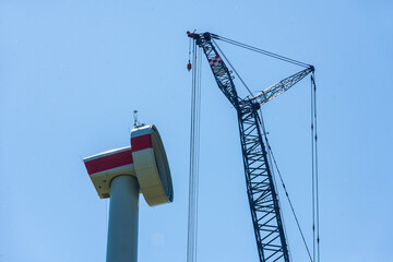 Windkraftanlage aufbauen