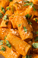 Healthy Homemade Vodka Rigatoni Pasta