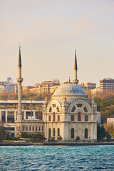 Fototapeta na wymiar The Dolmabahce Mosque