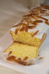 Budín de naranja