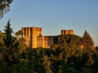 Coca Castle, province of Segovia, Spain.