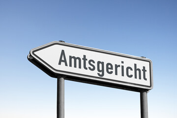 Wegweiser, Amtsgericht