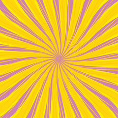 Sun theme abstract background. Vector illustration
