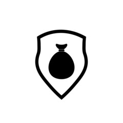 Money Protection icon isolated on white background
