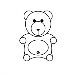 Vector image design of a cute doll