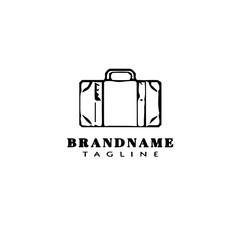 luggage logo icon design template illustration
