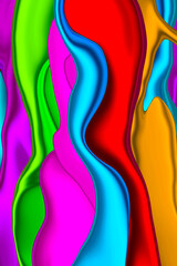 Creative painting colorful abstract on background, Abstract color background design,
