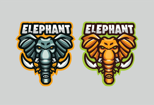 elephant illustration logos for all kinds of brands