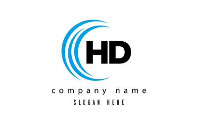 technology HD latter logo vector