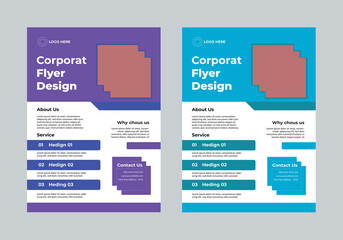 Corporate Business Flyer Template Design