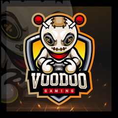 Voodoo gaming mascot. esport logo design