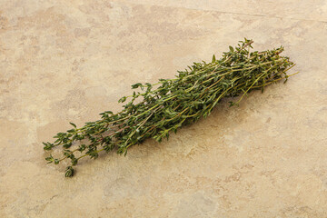 Fototapeta na wymiar Fresh aroma green herb Thyme seasoning