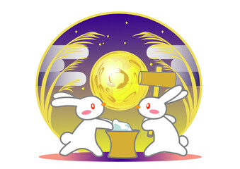 月見うさぎ（Moon Rabits）