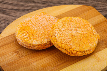 Raw chicken cutlet for roast