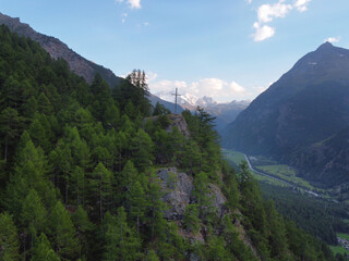 Wallis, Schweiz: Ein alpiner Gipfel