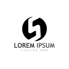 Fototapeta premium Business corporate S letter logo