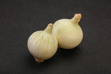 White ripe sweet onion vegetable