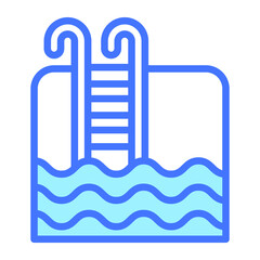 swimming pool icon,  real estate  web and mobile icon