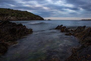 Quiet cove on the coast at dusk © joangasconcomas