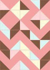 Abstract Geometric Pattern generative computational art illustration