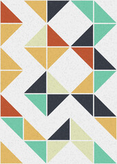 Abstract Geometric Pattern generative computational art illustration