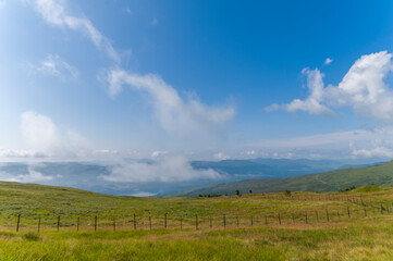 Obraz premium Scottish mountains in summer time