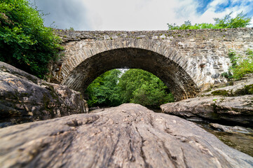 Fototapeta na wymiar Stone bridge in Scotland