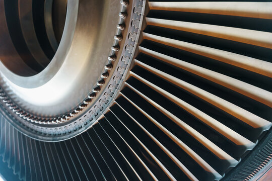 Disassembled gas turbine to generate electricity for structural elements