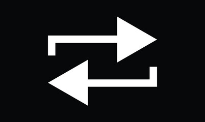 exchange icon design for vector graphics