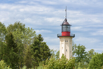 The new inactive lighthouse at Cape Rozewie