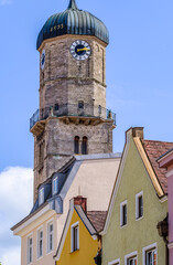 Fototapeta na wymiar old town of Weilheim