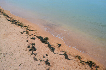 sand beach and sea