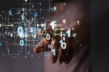 Futuristic wave, Futuristic data stream