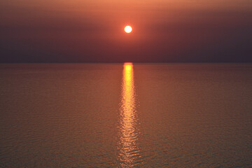 Sunset Revel , 

“A sunset is the sun’s fiery kiss to the night.”
Crystal Woods