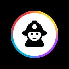 Fireman - Sticker