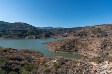 Beninar reservoir in southern Spain