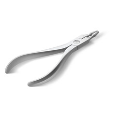 Tooth Pliers Icon on White Background. Dental Tool Simple Icon. Symbol, Logo Illustration