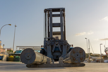 forklifts and forklift accessories for application in boat transport