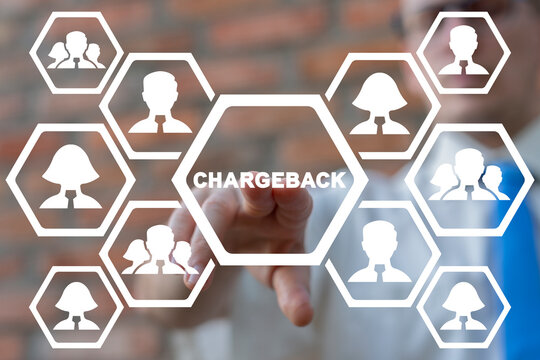 Concept of chargeback. Charge back service is a cancel of electronic payment and return money.