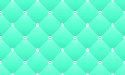 Blue luxury background with beads. Vector illustration. 