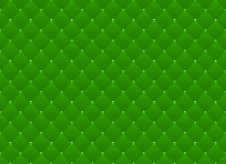 Green luxury background with beads. Vector illustration. 