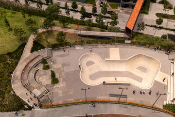 Parque la Mexicana, Santa Fe. CDMX, México.