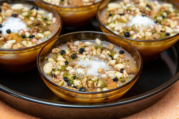 Traditional Turkish Dessert is Asure 